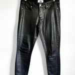 Paige Verdugo Ankle Jean in Black Silk Luxe Coating sz 30 Photo 4