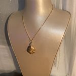Handmade Earth tone Lucky Stone Pendant Necklace  Photo 2