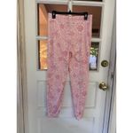 Cynthia Rowley Pajama Set Women's Medium Long Sleeve Pink Floral Drawstring Photo 7