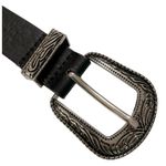 PU Squared women black Western Belt Photo 5
