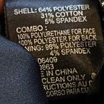 Catherine Malandrino  Peplum Jacquard Faux Leather Accent Sleeveless Top Zipper 8 Photo 6