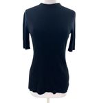 MM.LaFleur  The Thelma Top Micro Knit black sz M Photo 2
