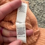 Aerie CozyUp Waffle Sweater Hoodie in Peach Cargo Photo 4