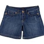 Seven7  Denim Mid Rise 5 Pocket Shorts 7” Inseam Size 14 Photo 0