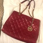 Michael Kors Red Tote Bag Photo 0