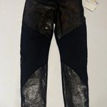 Zella NWT Small Z By High Waist Midi Leggings W Foil Detail Photo 0