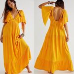 Free People Beach La La Maxi Dress Bird of Paradise Size XL Bohemian Goddess Photo 13