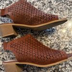 American Eagle Brown Peep-Toe  Wedge Sandals, size 9 Photo 1