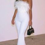 NADINE MERABI NWT Colette White Jumpsuit 10 Photo 5