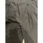 H&M  Size 8 Elastic Waist Black Cropped Dress Pants Photo 4