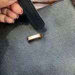 Black Vegan Leather Bucket Bag Photo 8