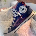 Converse High-Top Sneakers in Purple Tie Dye Photo 2
