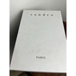 Sandro Paris Anouk Flame Solde Canvas Sneakers Royal Blue Lace Up US Size 8 Photo 5