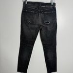 Moussy Vintage Diana Skinny Distressed Jeans In Black Size 25 Photo 5