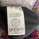 Gramicci Womens Climbing Pant Purple Green Floral Pattern Integrated Belt Size 4 Photo 7