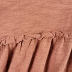 Altar'd State Altar’d State Cropped Top M Red V Neck Long Sleeve Ruffle Trim Pullover Blouse Photo 7