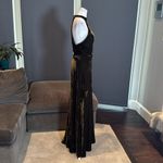 Women’s Halter Neck Full Length Velvet Sleeveless Formal Dress ZipBack Size 6 Photo 2