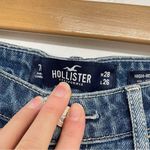 Hollister  High Rise Slim Straight Jeans Distressed Raw Hem Ankle Length Women 28 Photo 11
