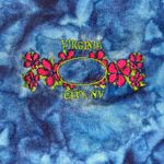 Paradise USA Virginia City NV Blue Tie-Dye/Pink Floral Women's Tank Top Photo 4