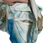 Richer Poorer Women’s Abstract Watercolor Ruched Cami in Blue Multi Size M Size M Photo 7