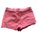 Loft Women's Pink Cut-Off Jean Shorts Size 26 Frayed Hem Photo 2
