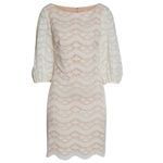 Eliza J  Ivory‎ Floral Lace Shift Dress 20W Mini Cocktail Party Wedding Guest Photo 1