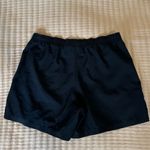 ladies black active wear shorts Nike logo size small(4-6) Photo 3