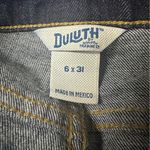 Duluth Trading Co Womens Daily Denim Slim Straight Leg Dark Blue Jeans 6 or 31 Photo 4