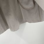 EXPRESS  Skirt Size Medium Faux Leather Taupe Pink NWT Cinch Waist Pull On Pocket Photo 7