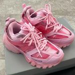 Balenciaga Track Clearsole Logo-Detailed Sneakers in Pink, Size 37 New +Dust Bag Photo 4