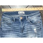 BKE Payton Universal Fit Mid Rise Ankle Skinny Jeans Distressed Light Wash SZ 26 Photo 5