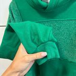 Aerie  Green Sherpa Patchwork Hoodie Photo 3