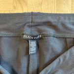 Eileen Fisher  Washable Stretch Crepe MidRise Gray Knit Pull On Straight Pant XXS Photo 7