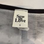 Sew In Love Women’s Tie Dye Shirt Size Small Made In The USA Black Photo 4