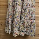 Evereve  Size XS Lizzy Floral Eyelet Midi Button Spaghetti Strap Dress Photo 8