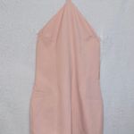 Tobi NWT Pink Halter Style Scalloped Hem Mini Dress Photo 0