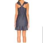 Parker  Moira Eyelet & Ruffle Chambray Dress 00 Photo 4