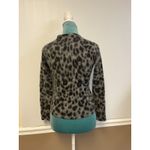 Apt. 9  Leopard Print 100% Cashmere Cardigan Women’s Medium Crewneck Soft Leopard Photo 4