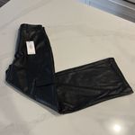 Stradivarius  Black Faux Leather Cargo Pants Photo 10
