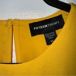 Fifteen Twenty NEW Blouson Crepe Top Mustard Blouse Photo 2