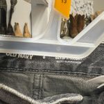 Old Navy  Sky-Hi Straight Secret-Slim Pocket Distressed Gray Jeans Raw Hem NWT Photo 2