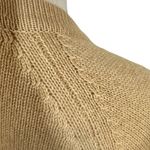 Vintage Pringle of Scotland for Robert Kirk 100% Pure Camel Hair Cable Cardigan Tan Size M Photo 8