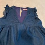 Pink Lily Cotton Chambray Baby Doll Jumper/Dress Size S Photo 1