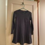 Abercrombie & Fitch long sleeve cotton T shirt dress with pocket detail on front Photo 1