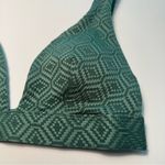 Cupshe  WOMEN’S PATTERN PLUNGE NECK BIKINI TOP SIZE S Photo 3