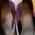 ALL BLACK Footwear Women's Suede leather Clog Block Heel Bootie Size 38 EU Tan Photo 3