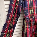 ASOS  Plaid, Cold Shoulder, Long Sleeve Mini Dress Size 8 Photo 1