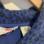 Levi's Levi’s Blue Leopard Print Hoodie Sweatshirt Photo 4