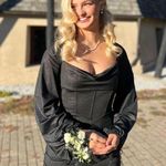 Lucy in the Sky Glitter Long Sleeve Corset Dress Photo 0