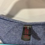 District Made Women’s  size Medium Striped Blue Tank Top Photo 1